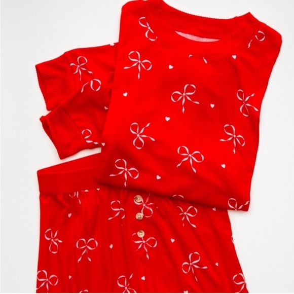 Red Bow American Eagle Pajamas - Picture 2 of 5
